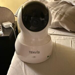 Wireless Simulated Camera with Antenna - White